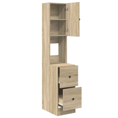vidaXL Küchenschrank mit Regal Beige 35 x 50 x 180 cm Holzwerkstoff