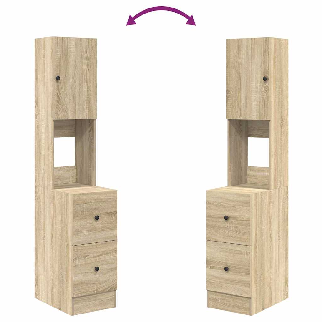 vidaXL Küchenschrank mit Regal Beige 35 x 50 x 180 cm Holzwerkstoff