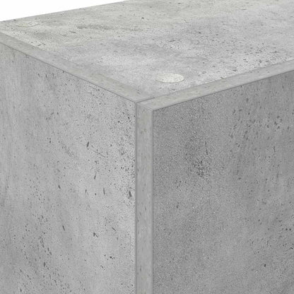 Küchenschrank mit Regal Grau 35 x 50 x 180 cm Holzwerkstoff