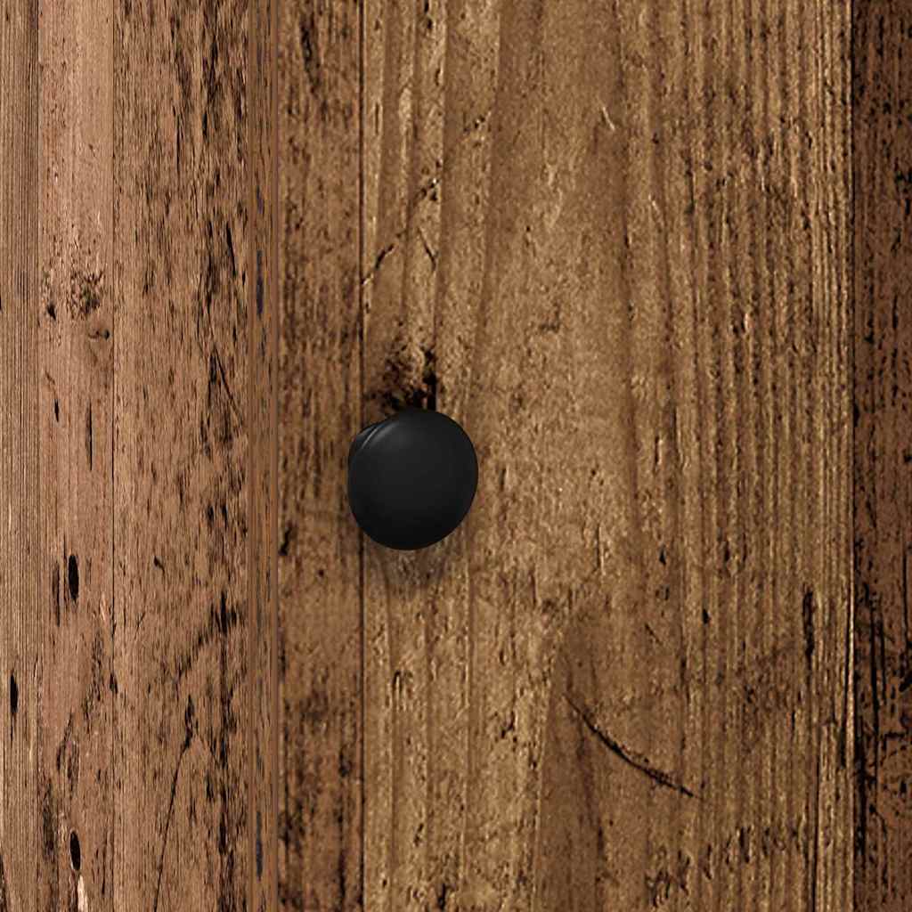 Küchenbuffet mit Schubladen mit Regal Altholz 32 x 50 x 180 cm