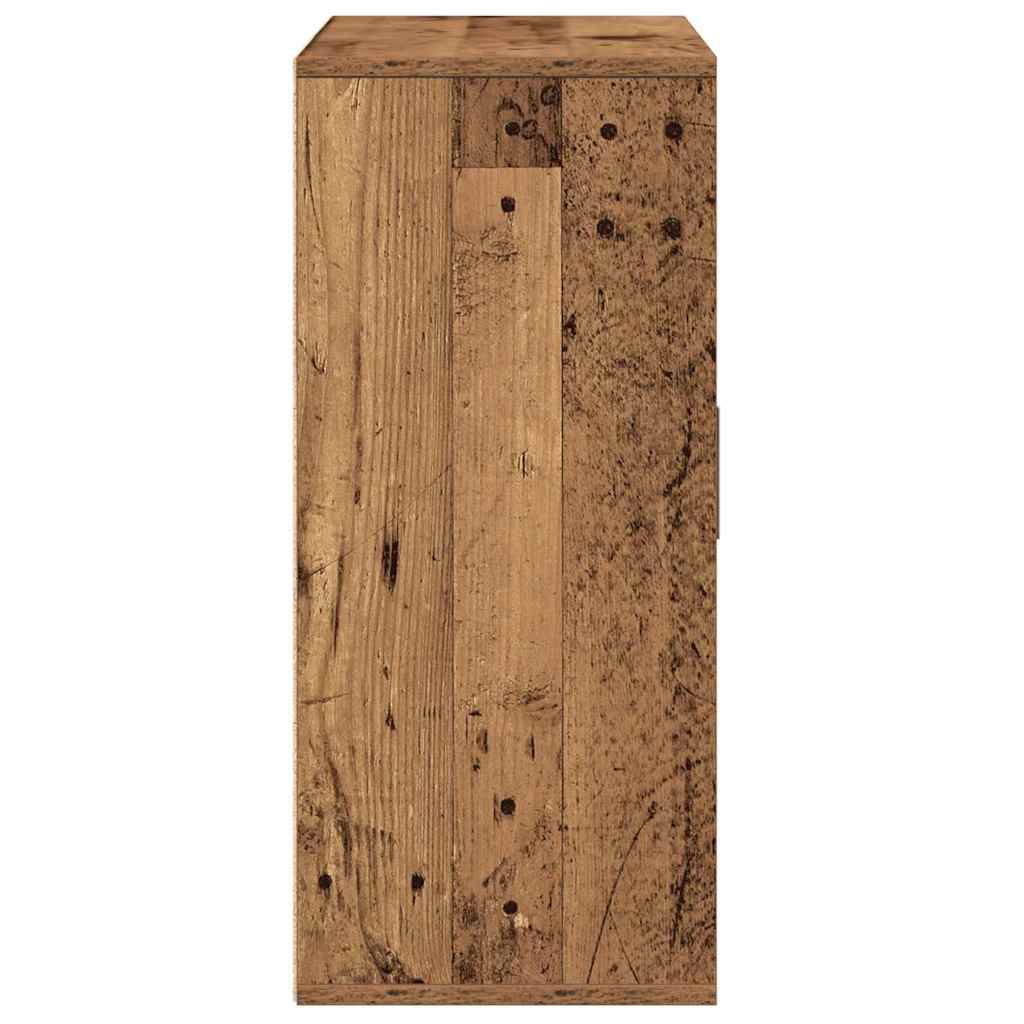 vidaXL Sideboard mit Schubladen Altholz 60 x 31 x 70 cm Holzwerkstoff