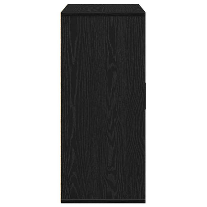 vidaXL Sideboard Schwarz Eichen-Optik 60 x 31 x 70 cm Holzwerkstoff