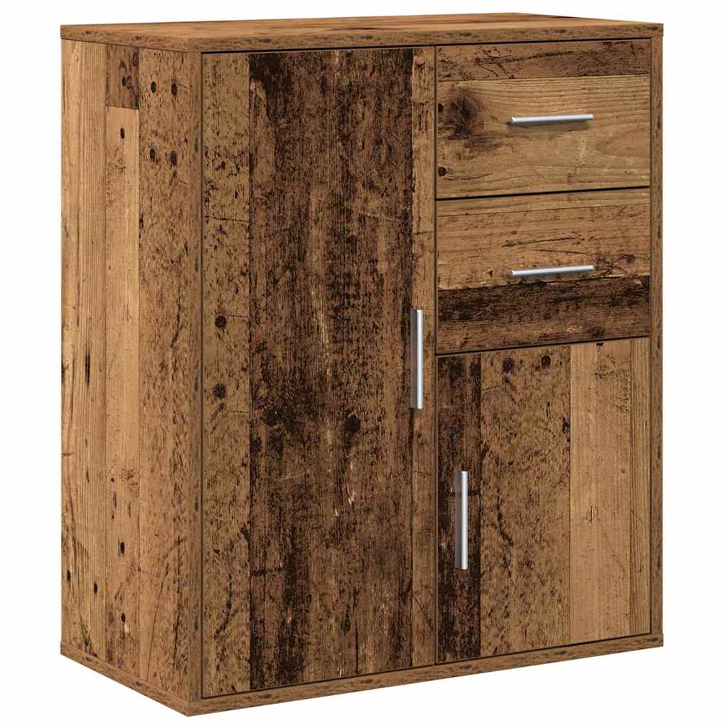 Sideboard mit Schubladen Altholz 60 x 31 x 70 cm Holzwerkstoff