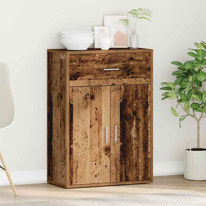 vidaXL Buffet avec tiroirs en bois de récupération 60 x 30 x 84 cm Bois d'ingénierie