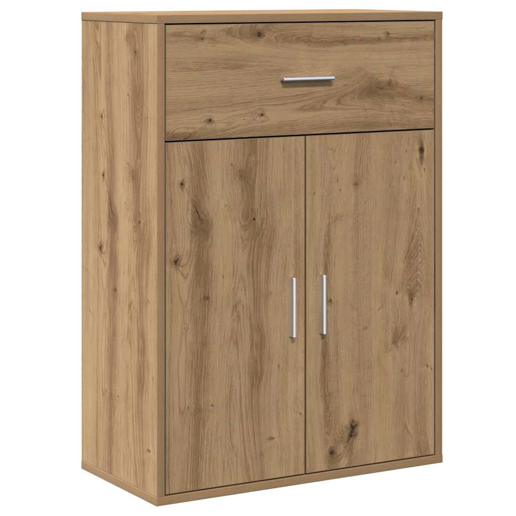 vidaXL Commode Chêne artisan 60 x 30 x 84 cm Bois d'ingénierie