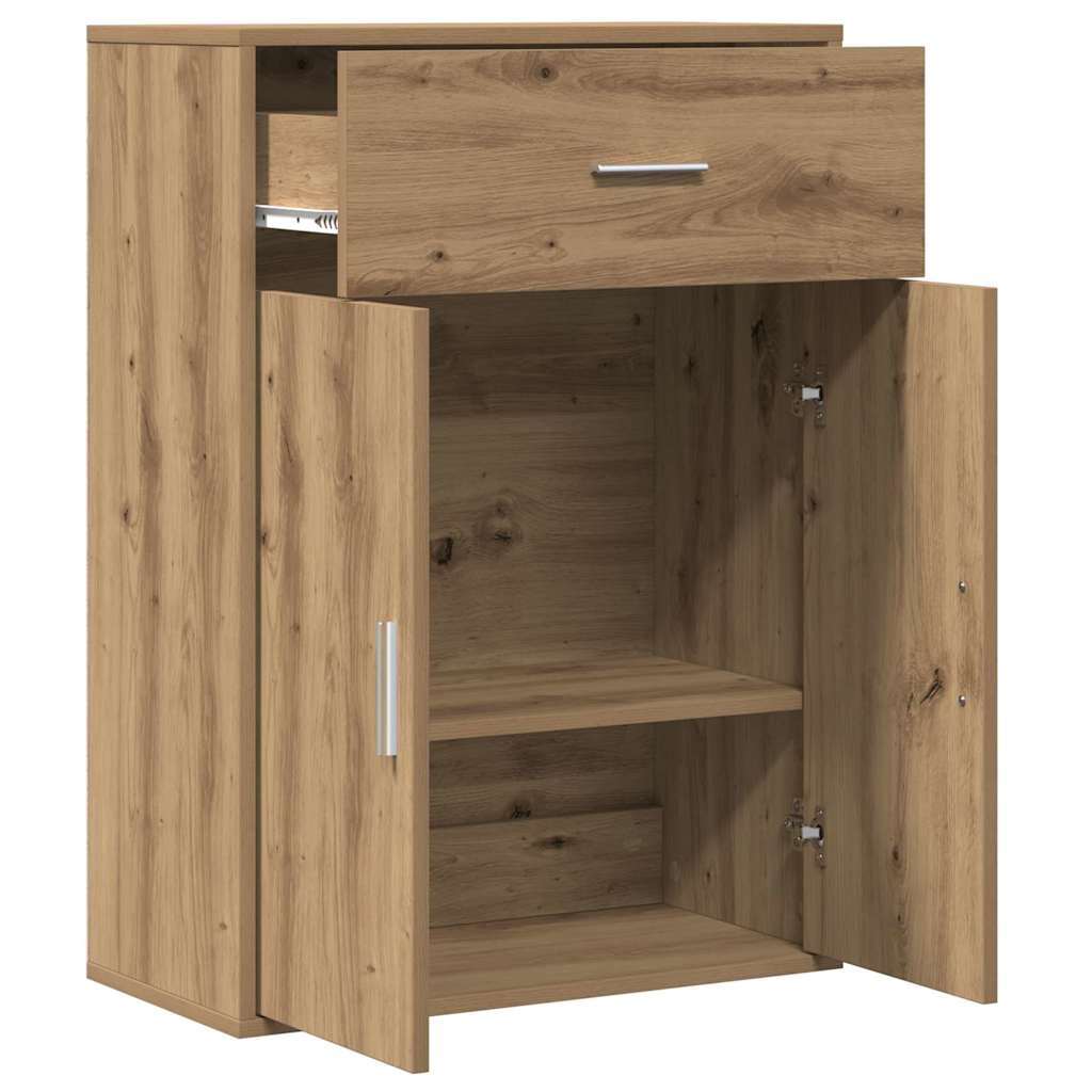 vidaXL Commode Chêne artisan 60 x 30 x 84 cm Bois d'ingénierie