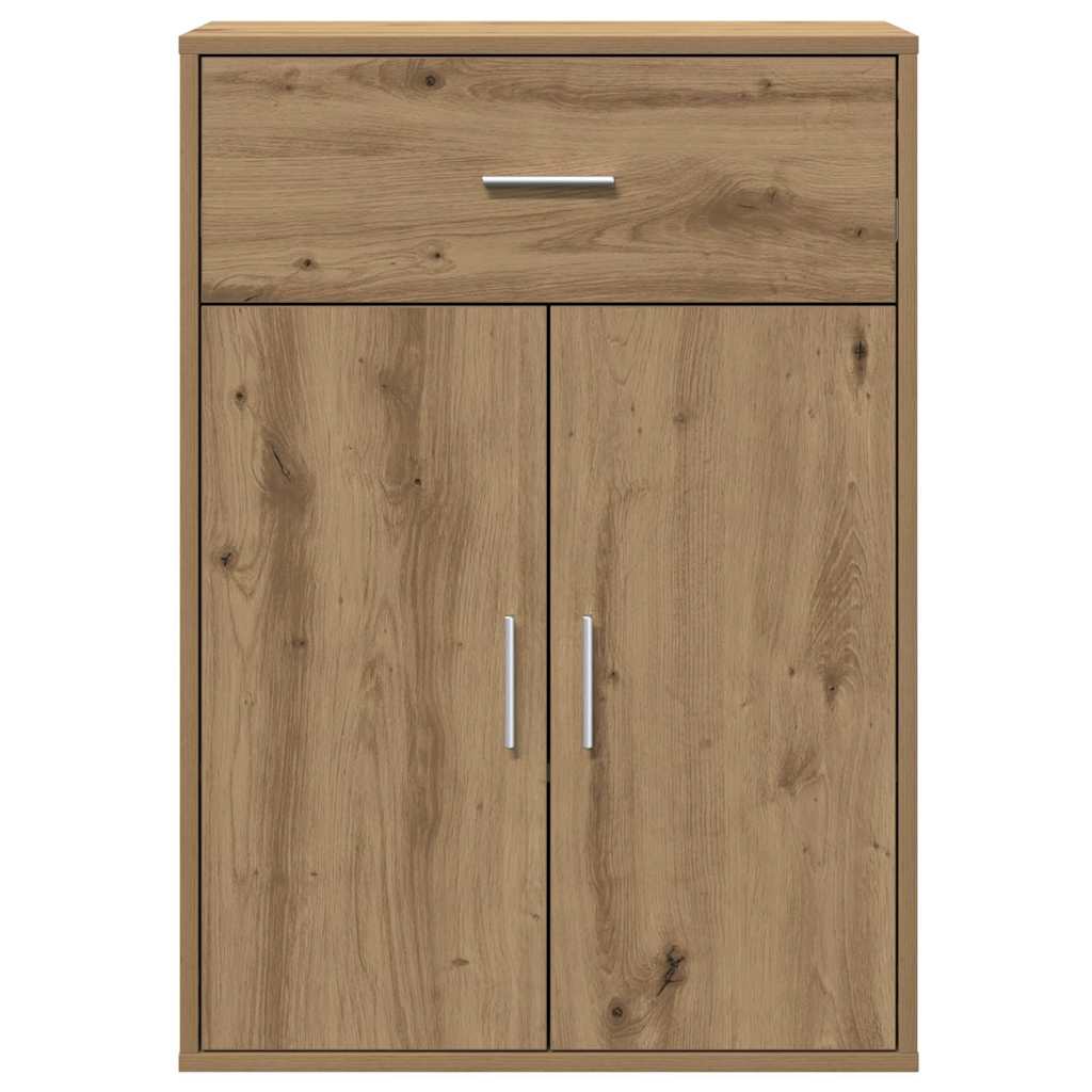 vidaXL Commode Chêne artisan 60 x 30 x 84 cm Bois d'ingénierie