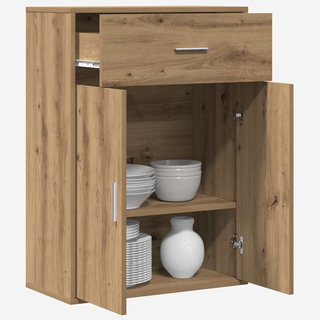 vidaXL Commode Chêne artisan 60 x 30 x 84 cm Bois d'ingénierie