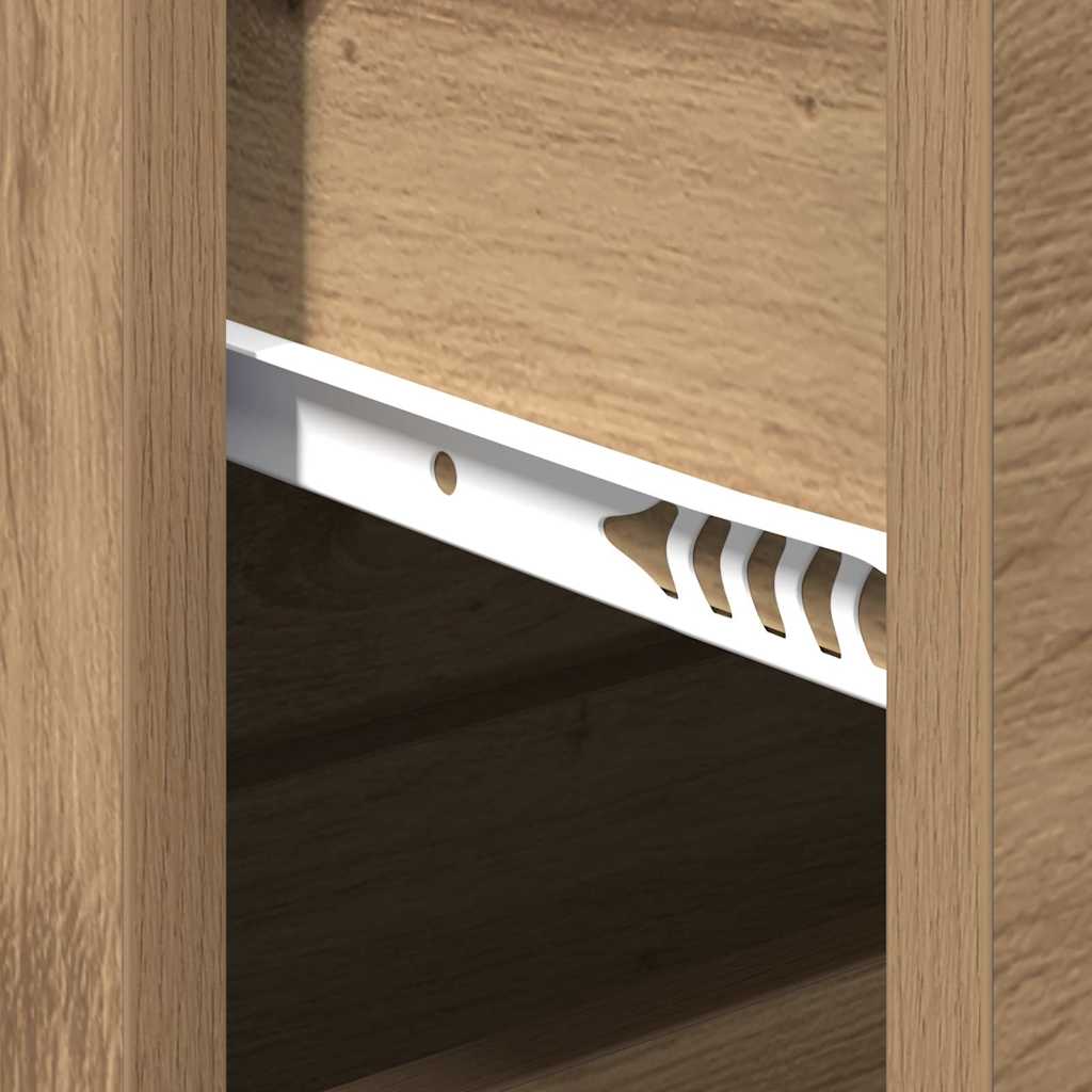 vidaXL Sideboard Artisan-Eiche 60 x 39 x 80 cm Holzwerkstoff