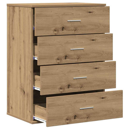 vidaXL Sideboard Artisan-Eiche 60 x 39 x 80 cm Holzwerkstoff