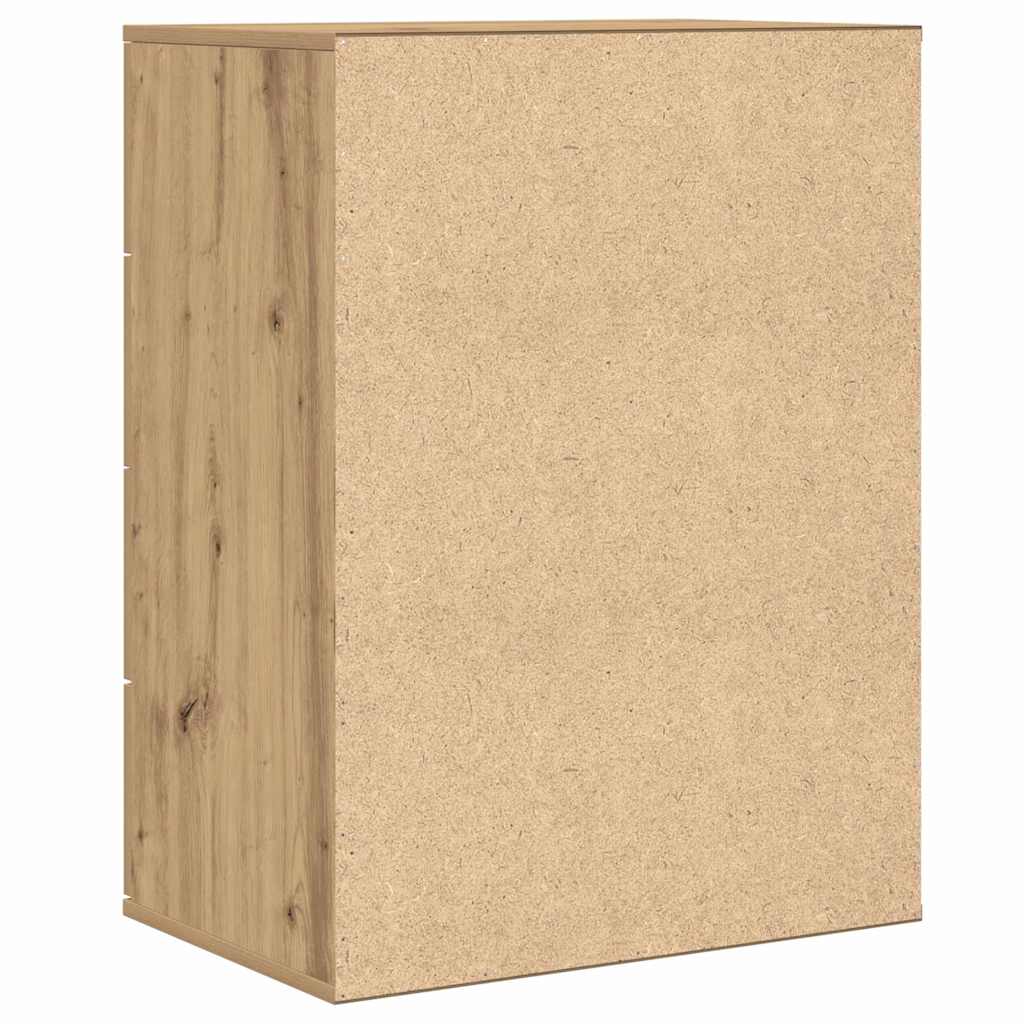 vidaXL Sideboard Artisan-Eiche 60 x 39 x 80 cm Holzwerkstoff