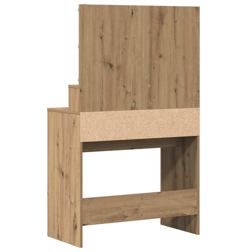 Schminktisch Artisan-Eiche 80 x 41 x 134,5 cm Holzwerkstoff