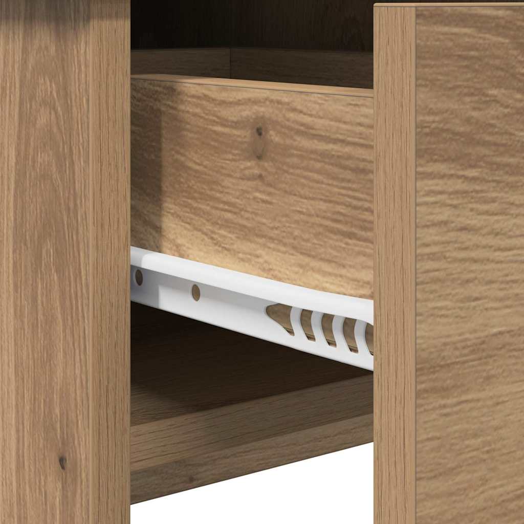 Kosmetiktisch mit Schubladen Artisan-Eiche 100 x 45 x 76 cm