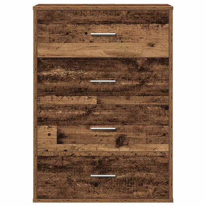 vidaXL Sideboard mit Schubladen Altholz 60 x 31 x 84 cm Holzwerkstoff