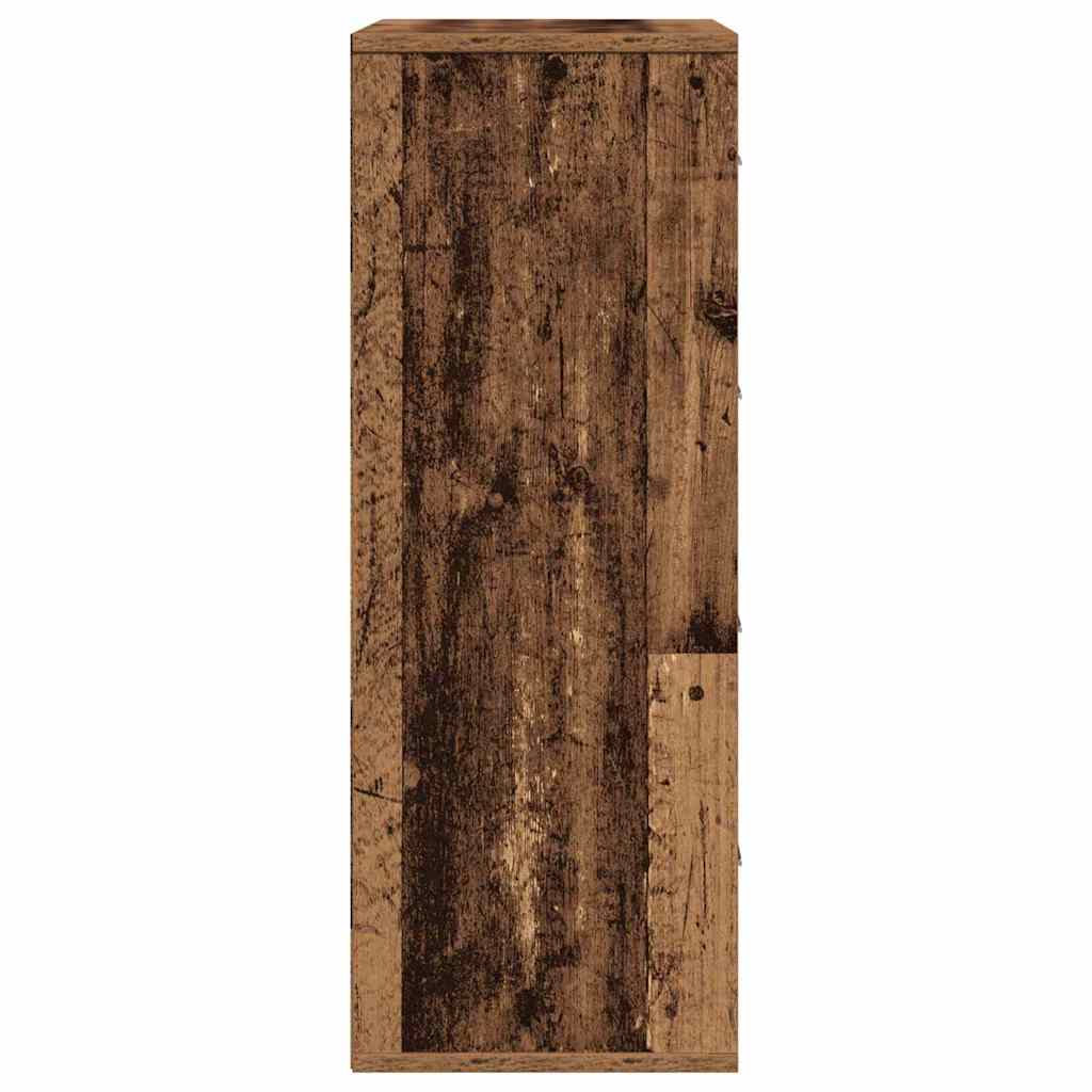 vidaXL Sideboard mit Schubladen Altholz 60 x 31 x 84 cm Holzwerkstoff