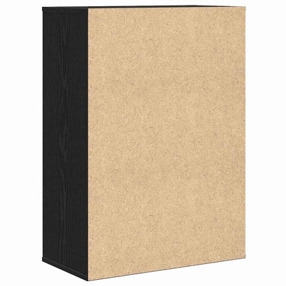 vidaXL Sideboard Schwarz Eichen-Optik 60 x 31 x 84 cm Holzwerkstoff