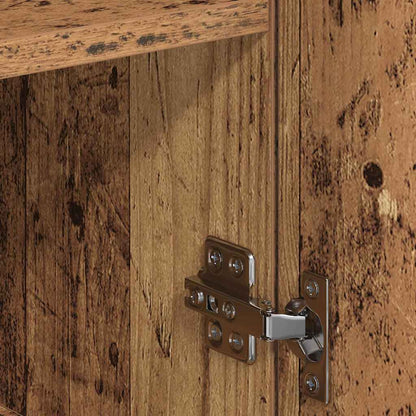 vidaXL Commode à tiroirs en bois de récupération 78 x 38 x 80 cm Bois d'ingénierie