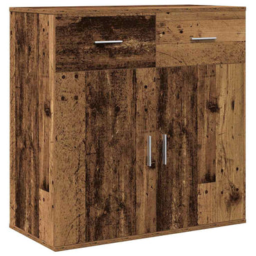 vidaXL Commode à tiroirs en bois de récupération 78 x 38 x 80 cm Bois d'ingénierie