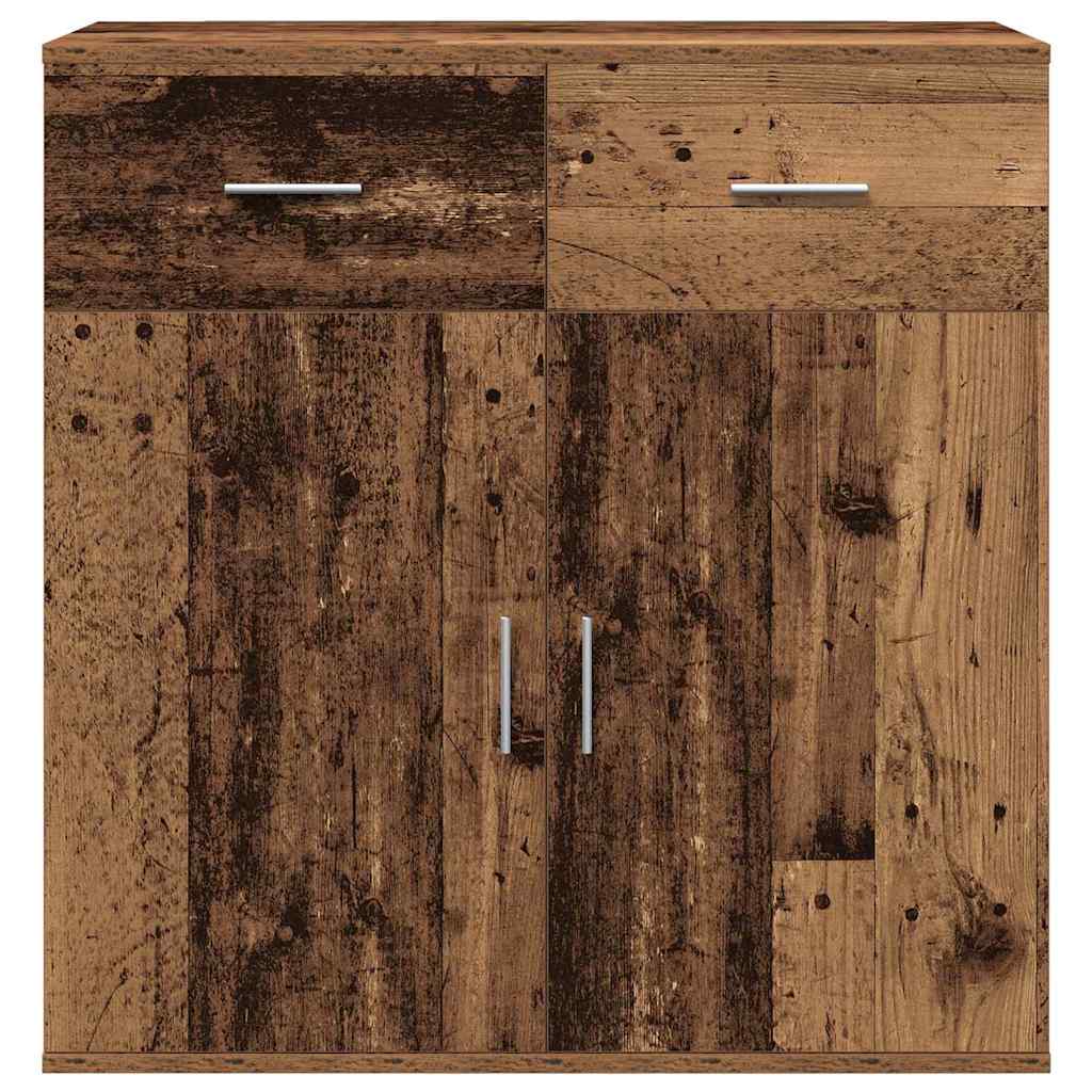 vidaXL Commode à tiroirs en bois de récupération 78 x 38 x 80 cm Bois d'ingénierie