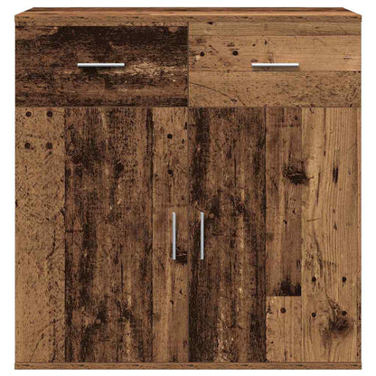 vidaXL Commode à tiroirs en bois de récupération 78 x 38 x 80 cm Bois d'ingénierie