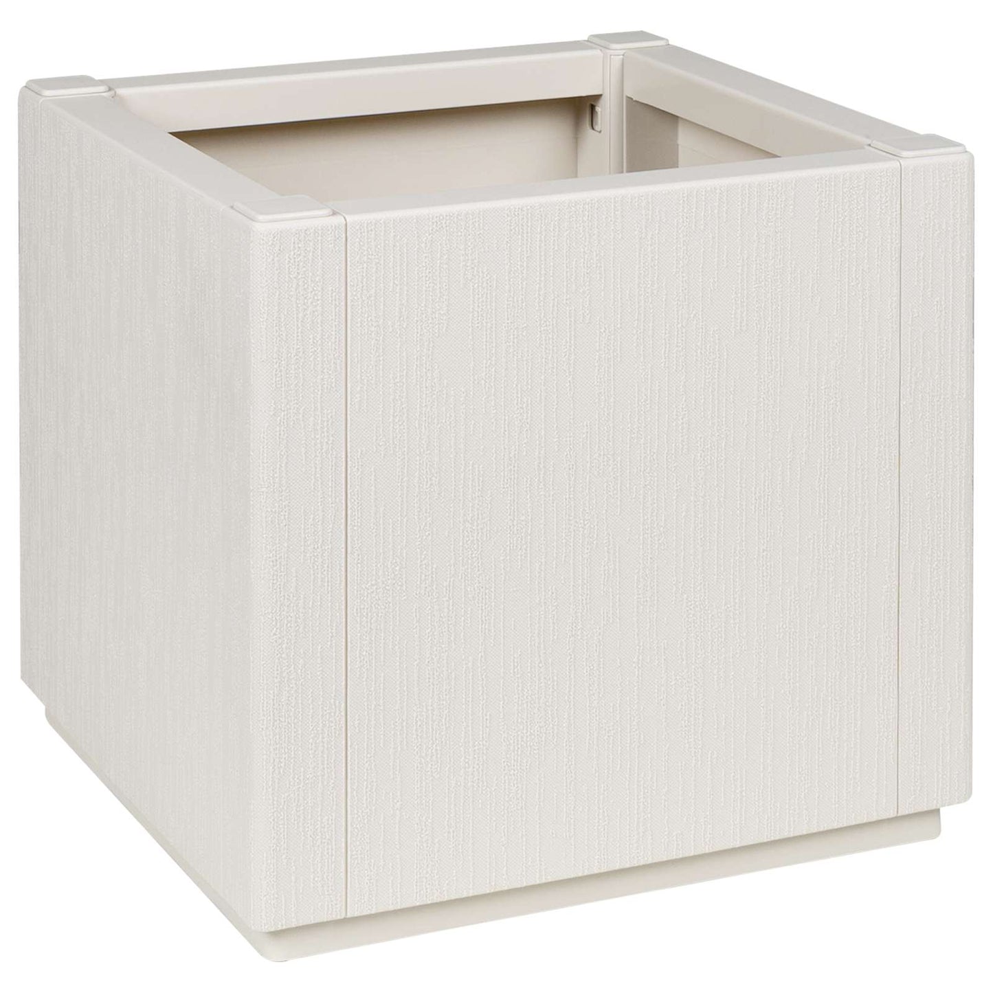 vidaXL Blumenkiste Weiß 36 x 36 x 35 cm Kunststoff