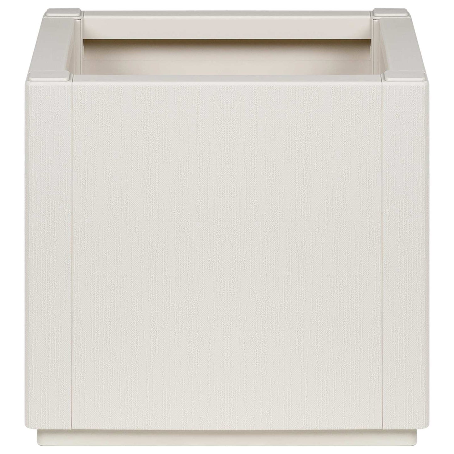 vidaXL Blumenkiste Weiß 36 x 36 x 35 cm Kunststoff