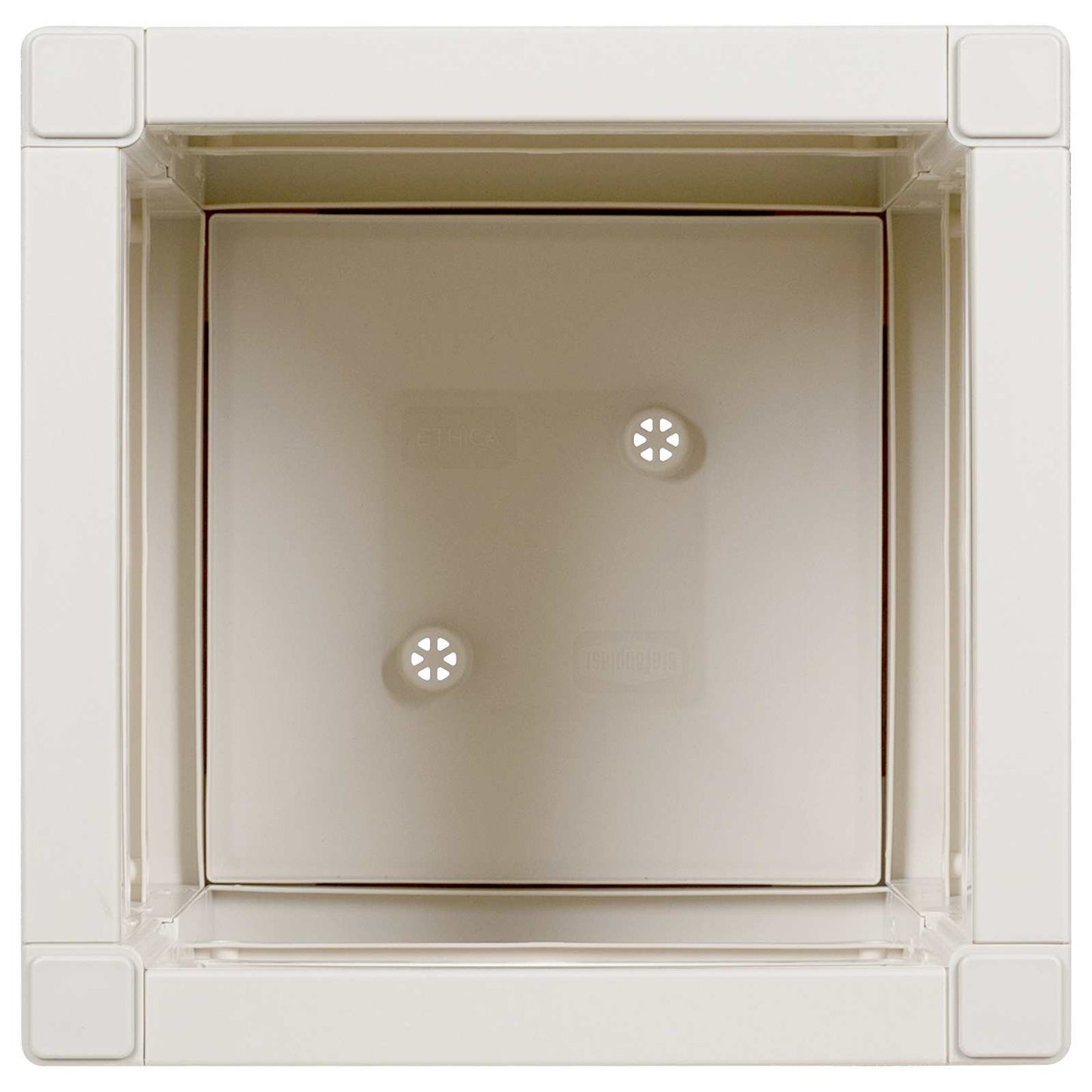 vidaXL Blumenkiste Weiß 36 x 36 x 35 cm Kunststoff