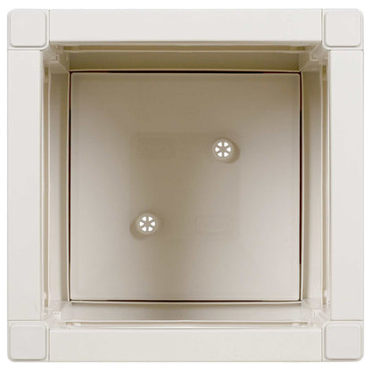 vidaXL Blumenkiste Weiß 36 x 36 x 35 cm Kunststoff