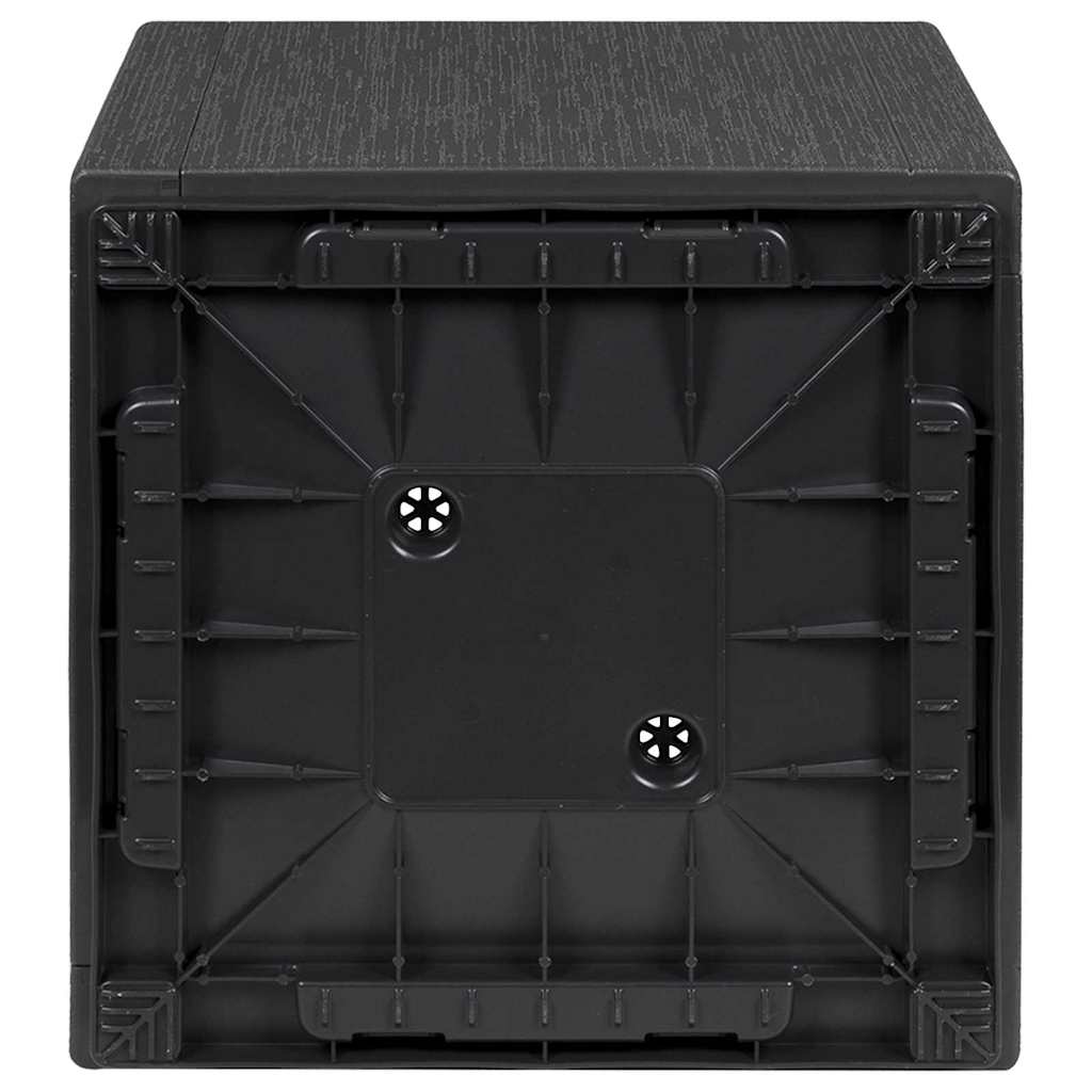 Blumenkiste Dunkelgrau 36 x 36 x 35 cm Kunststoff