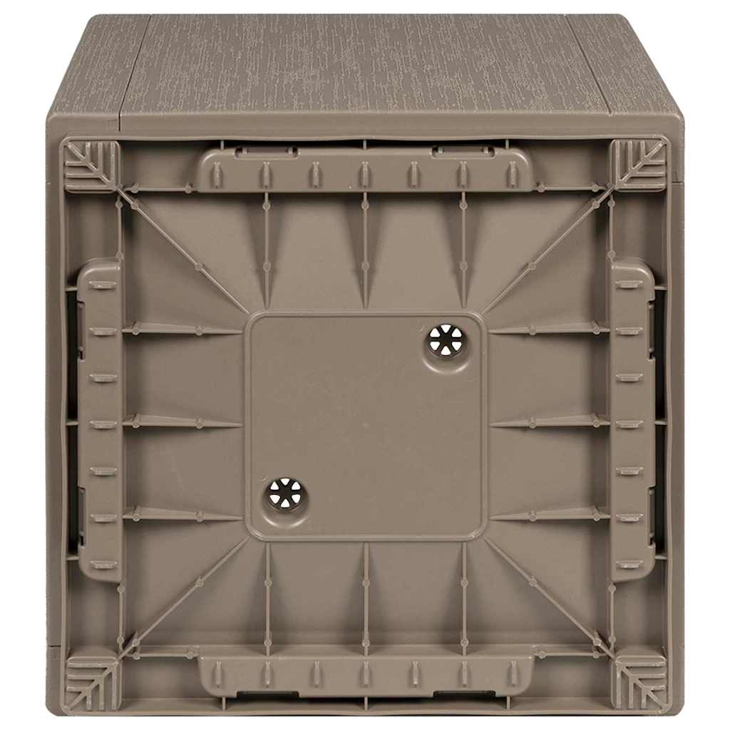 vidaXL Blumenkiste Hellbraun 36 x 36 x 35 cm Kunststoff