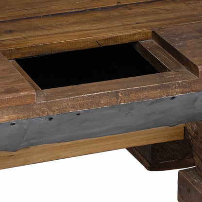 Couchtisch Natur 90 x 50 x 35 cm Holz