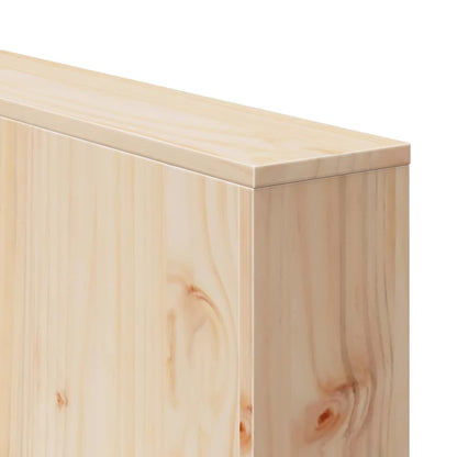 Garten-Sofa Natur 185,5 x 60 x 62 cm Massives Kiefernholz