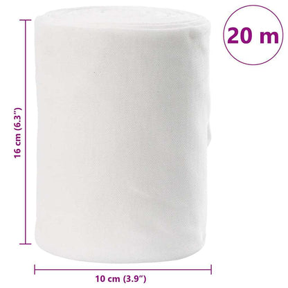 Abflussrohr Weiß 16 x 2000 cm Stoff