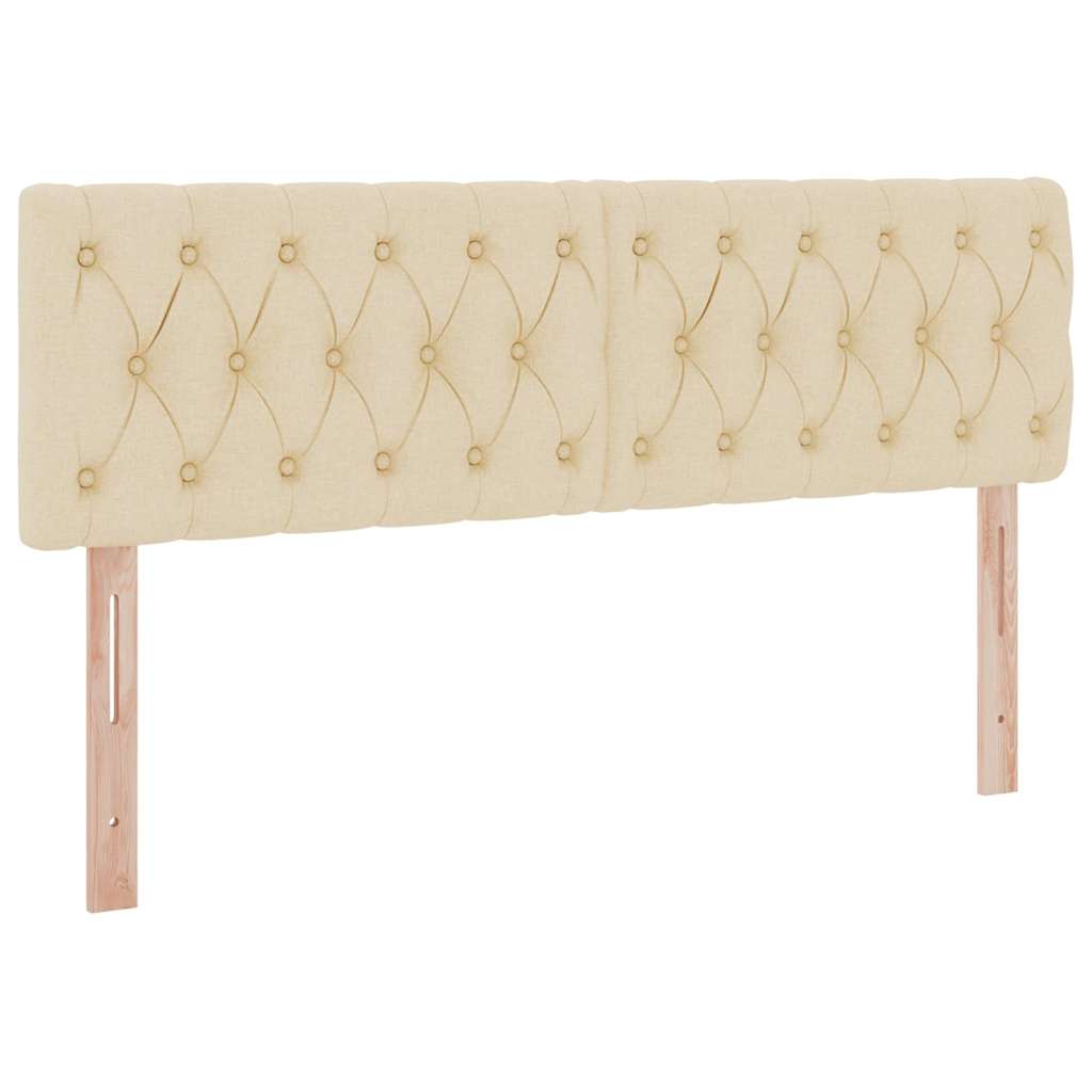 vidaXL Aufbewahrungsbett mit Matratze Creme 140 x 190 cm Holzwerkstoff