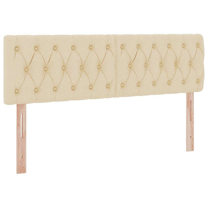 vidaXL Aufbewahrungsbett mit Matratze Creme 140 x 190 cm Holzwerkstoff