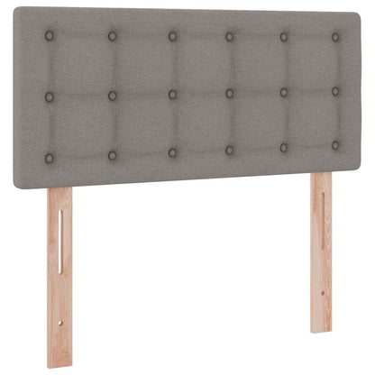 vidaXL Aufbewahrungsbett mit Matratze Taupe 100 x 200 cm Holzwerkstoff