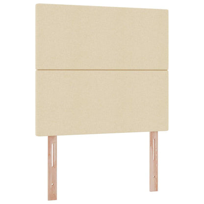 Bett mit Stauraum und LED mit LED Creme 90 x 200 cm Polyester