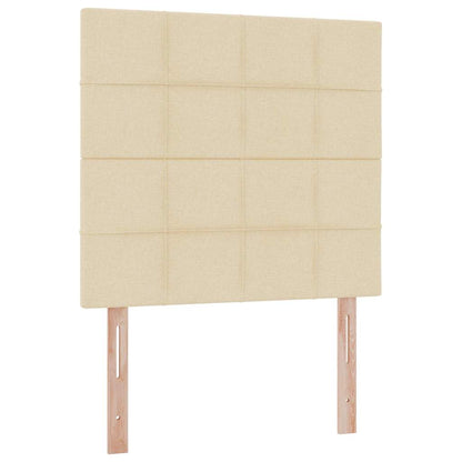 Bett mit Stauraum und LED mit LED Creme 100 x 200 cm Polyester