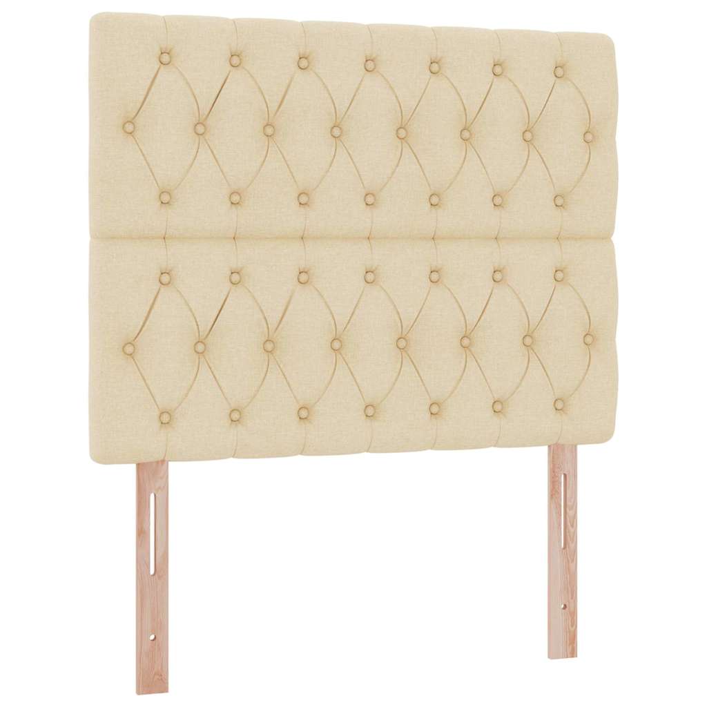 Bett mit Stauraum und LED mit LED Creme 120 x 200 cm Polyester