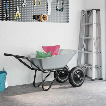 Ersatzschaufel für Schubkarre Silber 88 x 60 x 32 cm Stahl