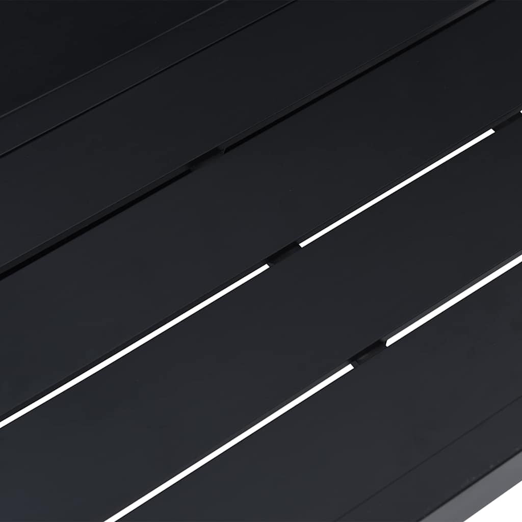 Gartenmöbel Schwarz 70 x 70 x 32 cm Metall