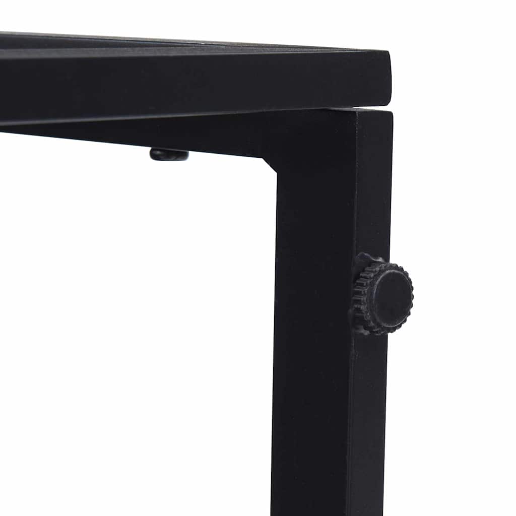 Gartenmöbel Schwarz 70 x 70 x 32 cm Metall