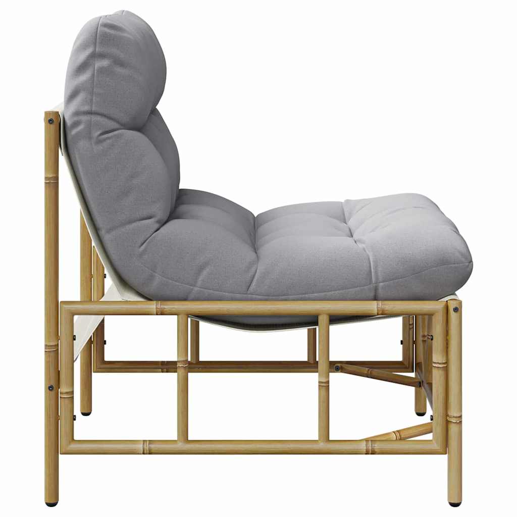 vidaXL Chaises de jardin 2 pcs Gris clair 75 x 75 x 71 cm Acier