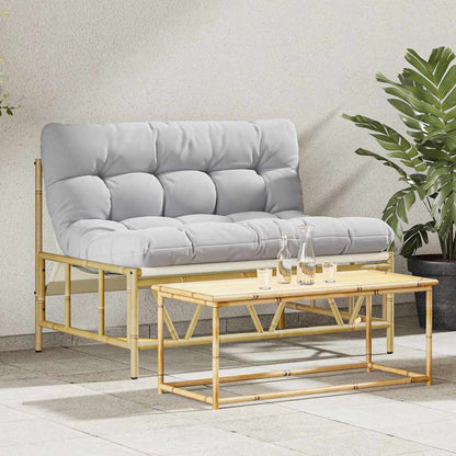 Gartenbank Hellgrau 110 x 75 x 71 cm Stahl