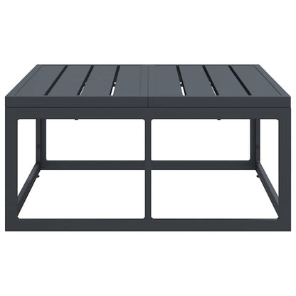 vidaXL Gartenmöbel Anthrazit 70 x 70,5 x 32 cm Stahl