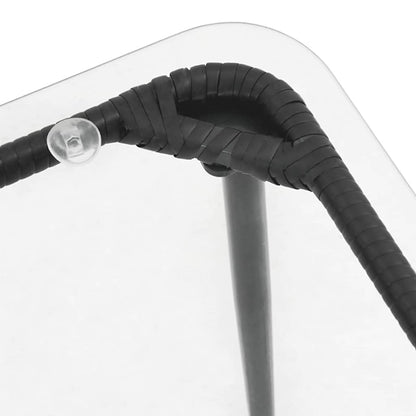 vidaXL Gartentisch Schwarz 80 x 40 x 45 cm Poly-Rattan