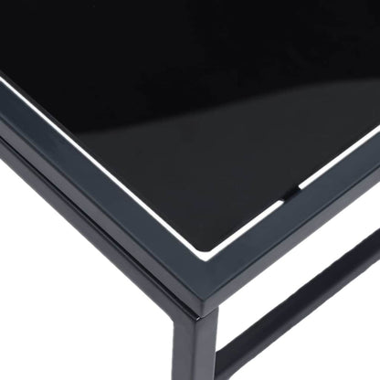 Sonnenliegen 2-Person 3 pcs Schwarz und Anthrazit Stahl