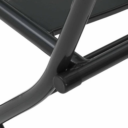 Garten Bistro Set 3 pcs Anthrazit Stahl