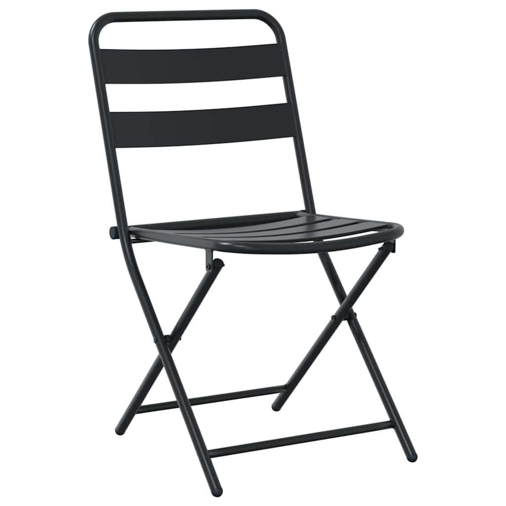 Garten Bistro Set 3 pcs Anthrazit Stahl