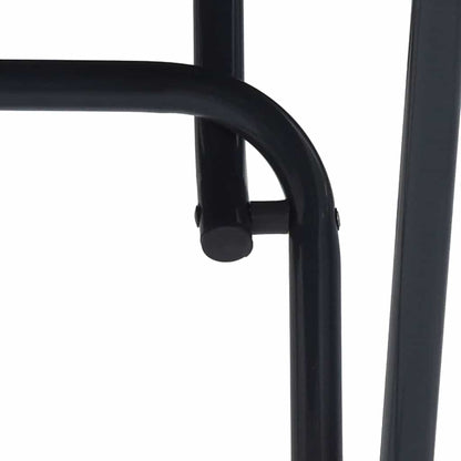 vidaXL Gartentisch Anthrazit 50 x 50 x 72 cm Metall